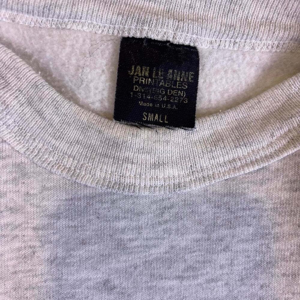 Vintage Historical Hornersville Missouri TownMap Crewneck Sweatshirt Size Small - Picture 3 of 6